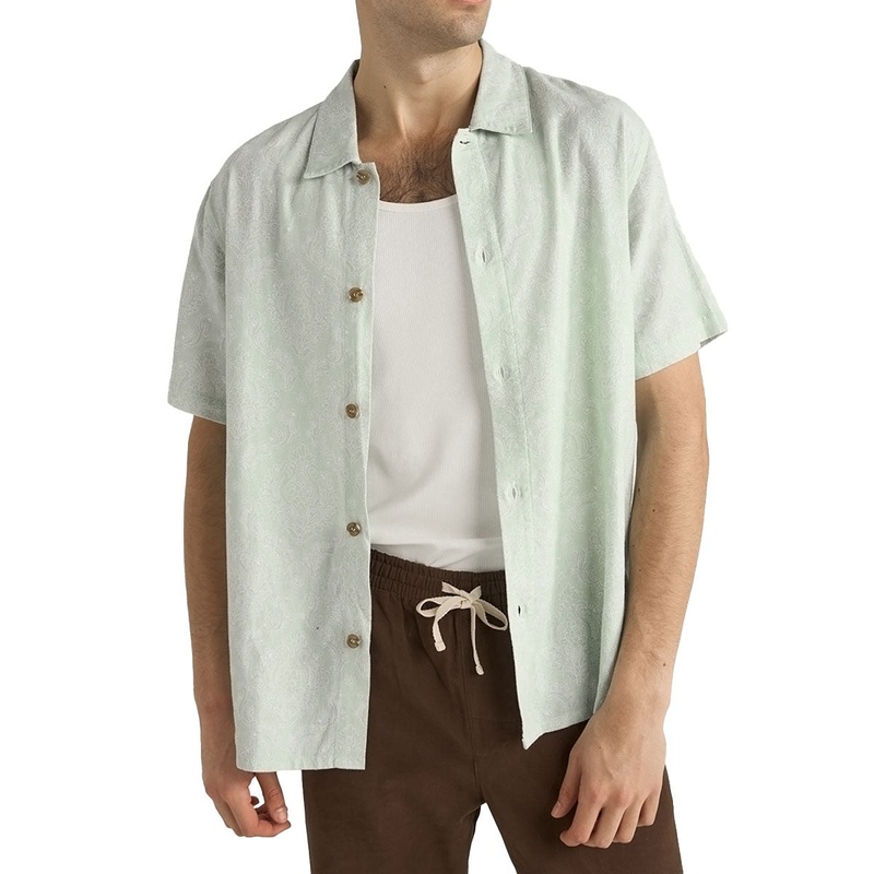 Rhythm Ornate Shirt – Sage