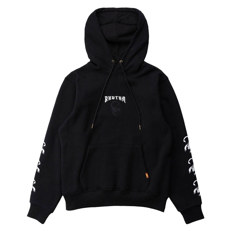 Rhythm Scorpion Heavyweight Fleece Hoodie – Black