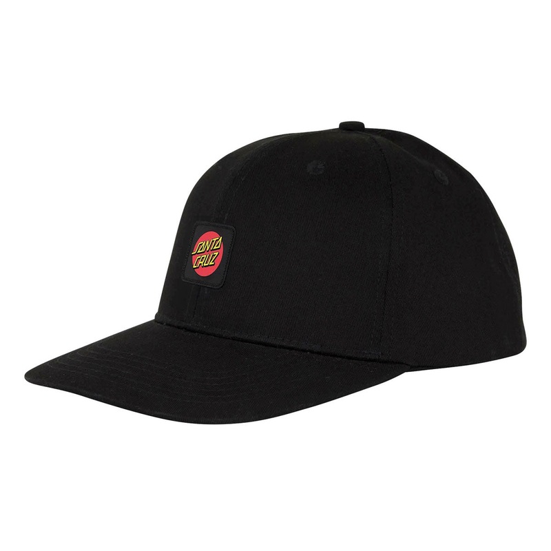 Santa Cruz Cruz Label Snapback Hat – Black