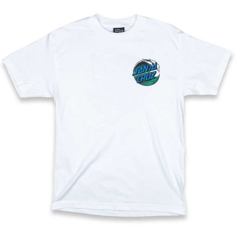 Santa Cruz Wave Dot T-Shirt – White