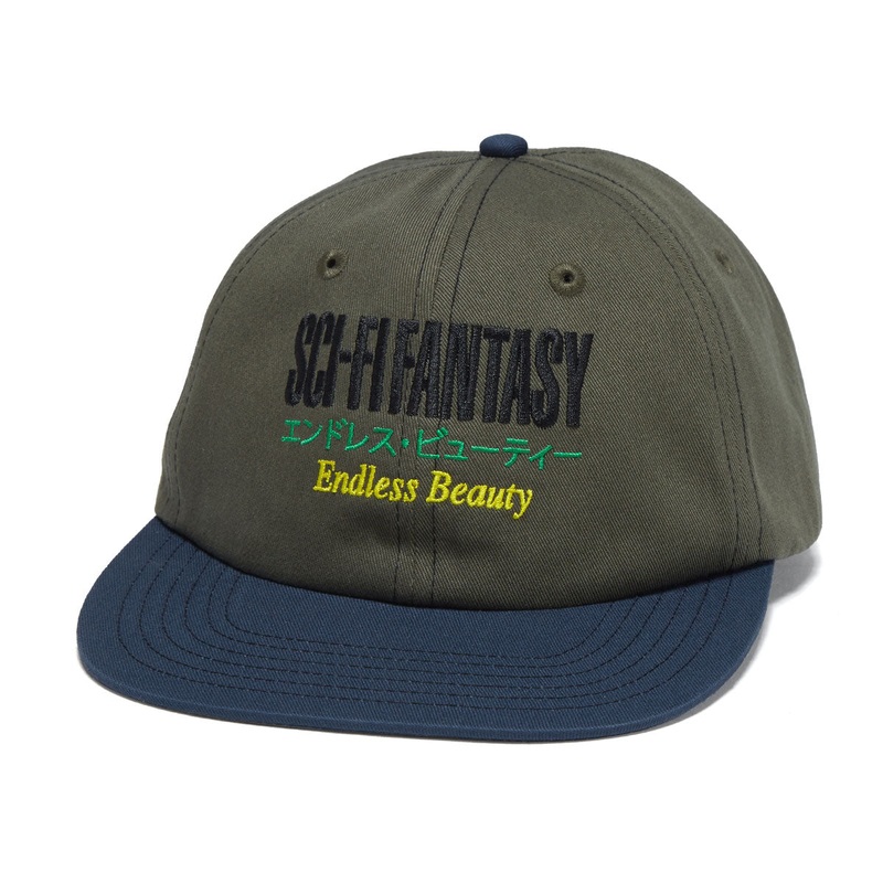 Sci-Fi Fantasy Endless Beauty Hat – Olive/Navy