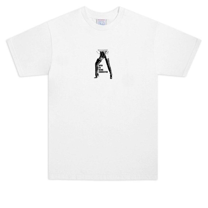 Sci-Fi Fantasy Open To Being Corrected T-Shirt – White