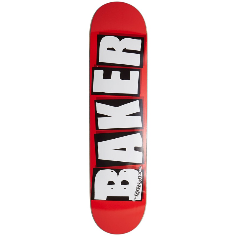 Baker Brand Logo Skateboard Deck – White – 7.30
