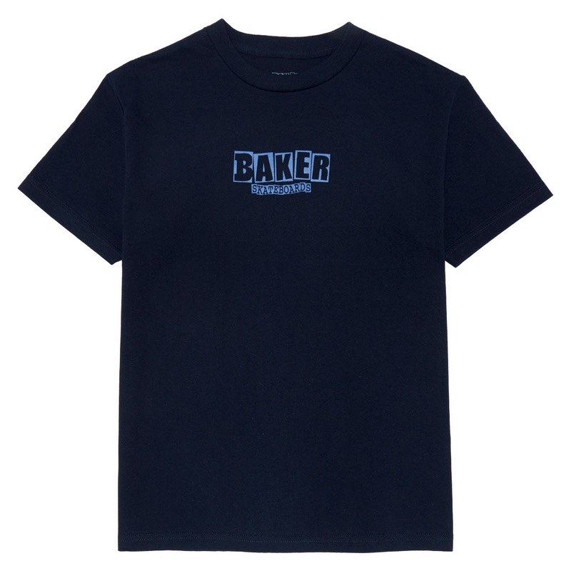 Baker Brand Logo T-Shirt – Navy 2025