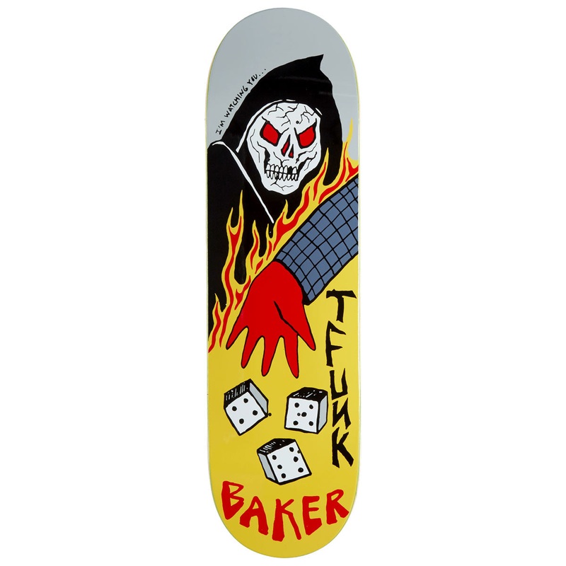 Baker Tristan T-Funk Funkhouser 456 Skateboard Deck – 8.75