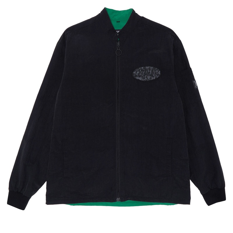 Creature Crash and Burn Reversible Jacket – Black/Green