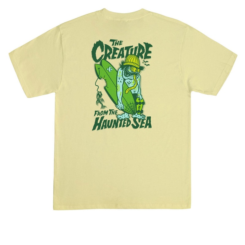 Creature Haunted Sea T-Shirt – Cornsilk