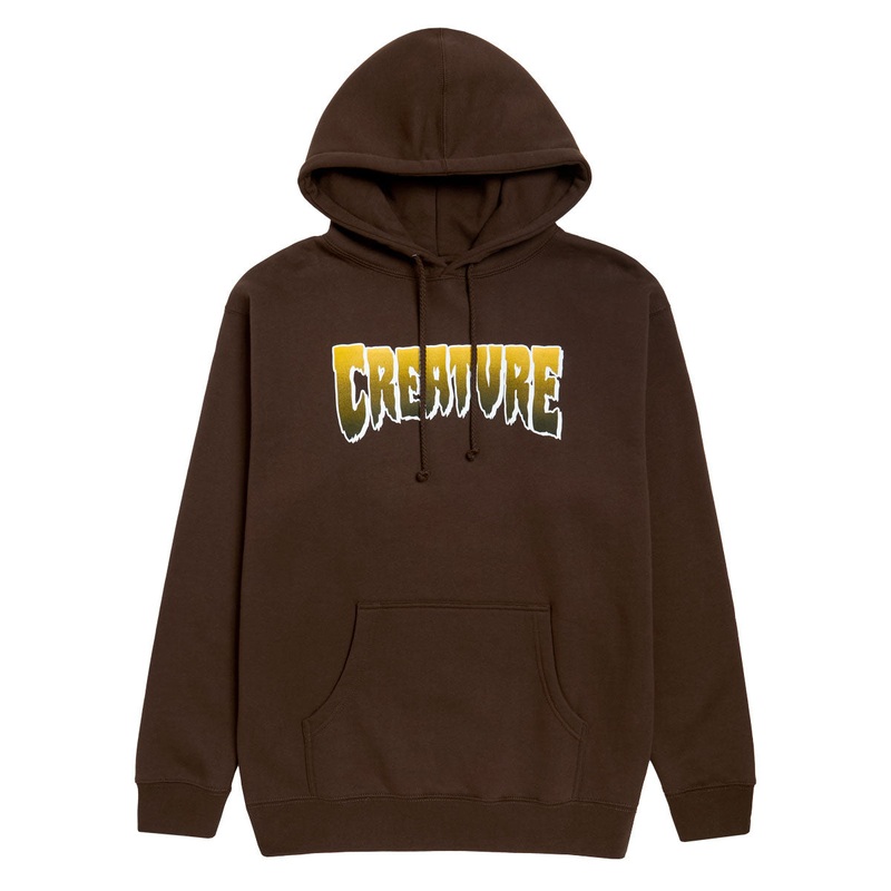 Creature Logo Hoodie – Brown