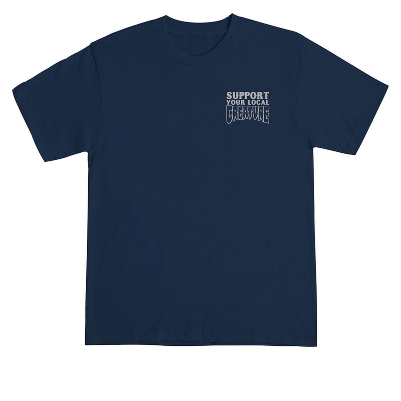 Creature Patent T-Shirt – Navy