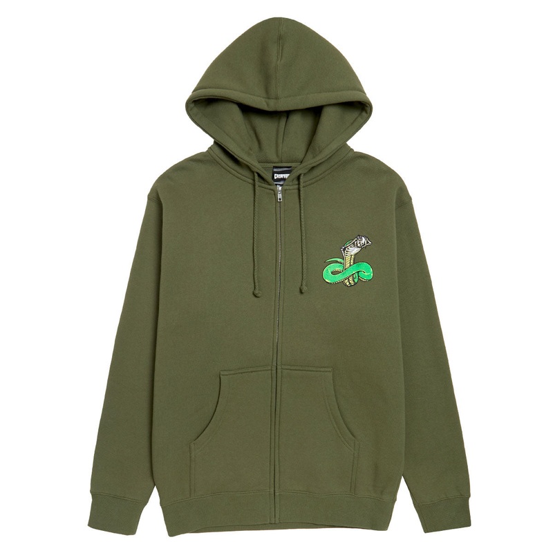 Creature Strike Fast Relic Zip Hoodie – Army
