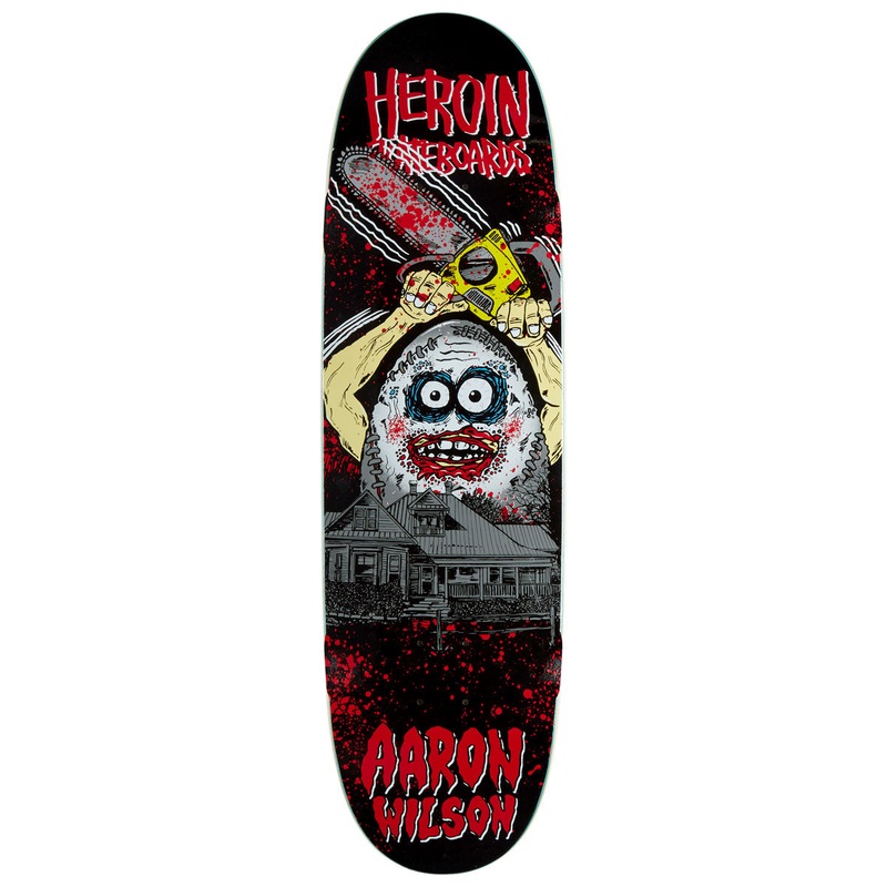 Heroin Aaron Wilson Teggxas Skateboard Deck – 8.88