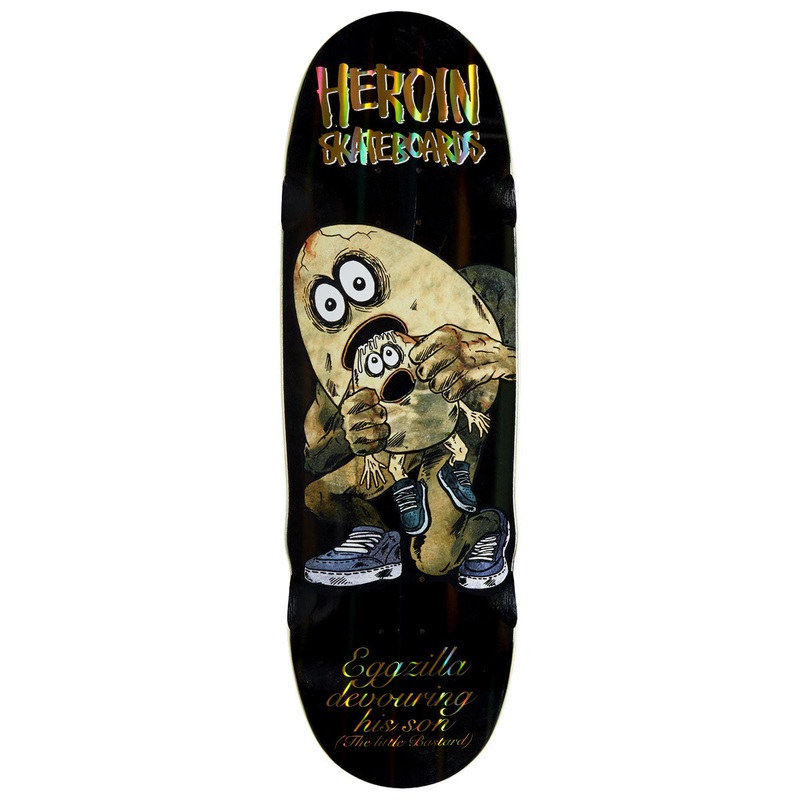 Heroin Egg Eater Skateboard Deck – 9.75