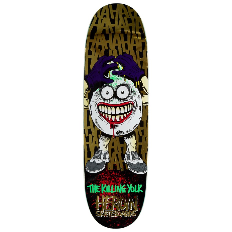 Heroin Killing Yolk Skateboard Deck – 9.25