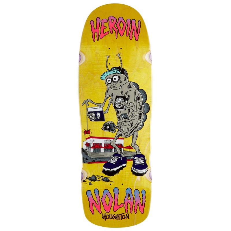 Heroin Nolan Houghton Bug Skateboard Deck – 10.40