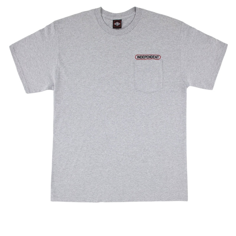 Independent Baseplate Pocket T-Shirt – Sport Grey
