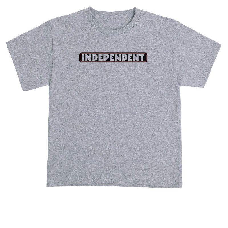 Independent Youth Bar Logo T-Shirt – Sport Grey