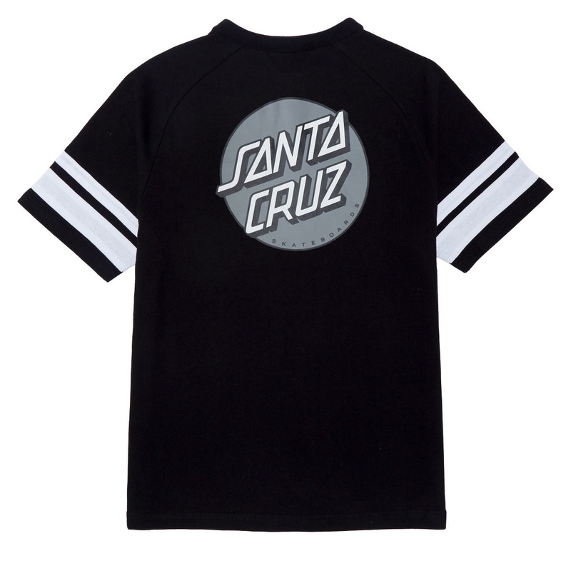 Santa Cruz Bond Henley Shirt – Black/White