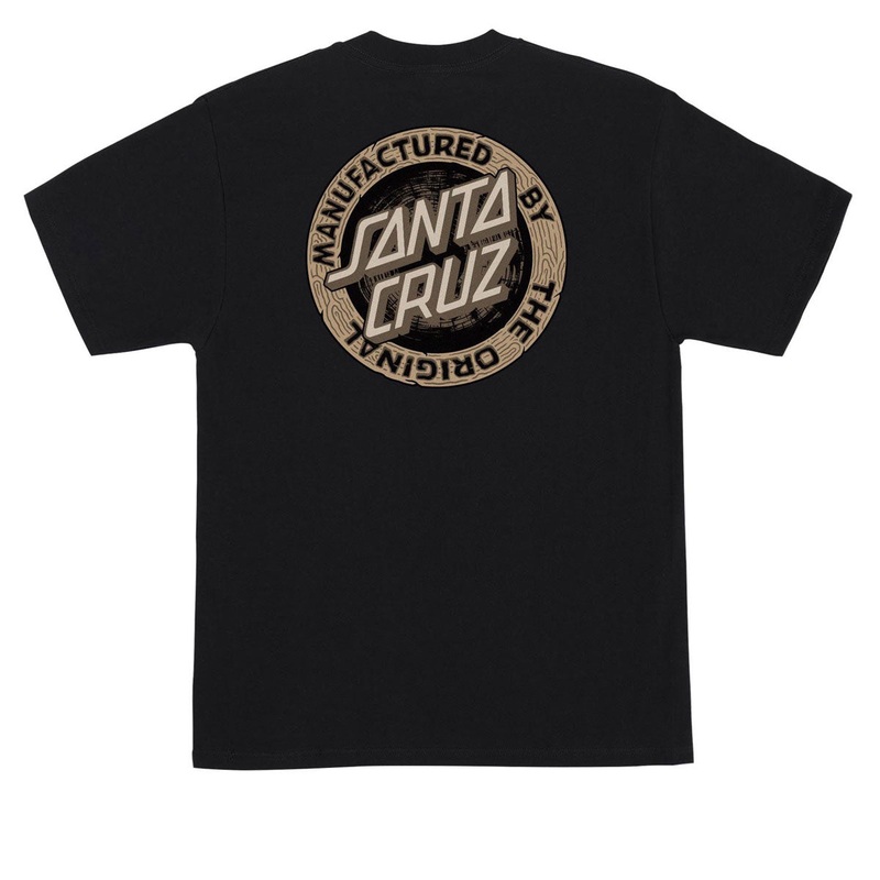 Santa Cruz Carved MFG T-Shirt – Black 2025