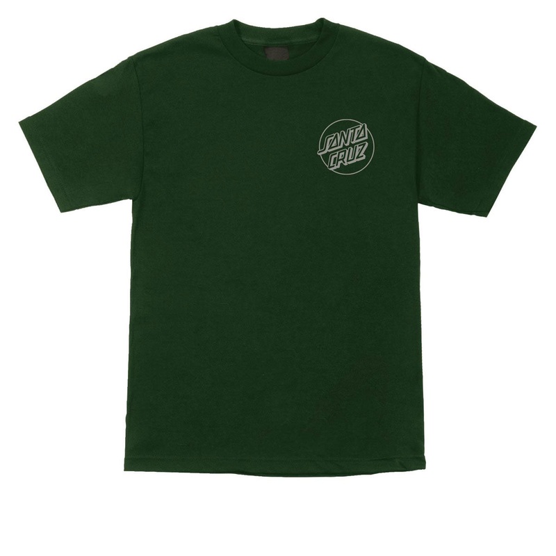 Santa Cruz Opus Dot T-Shirt – Forest/Grey