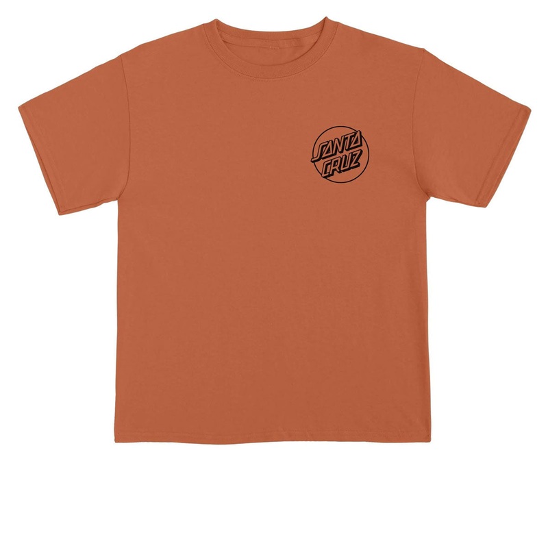 Santa Cruz Opus Dot T-Shirt – Texas Orange/Black