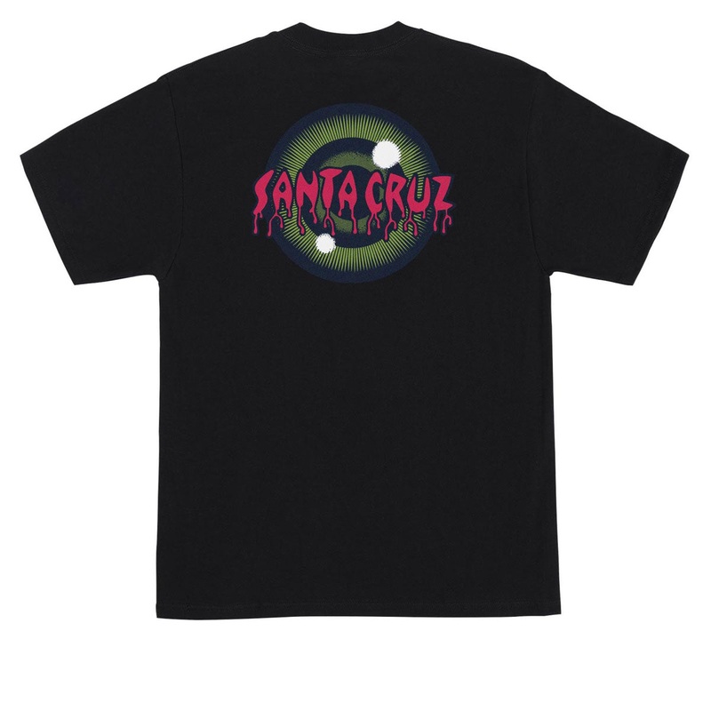Santa Cruz Roskopp Iris T-Shirt – Black