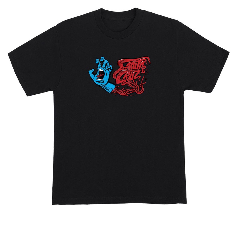 Santa Cruz Screaming SC Veins T-Shirt – Black