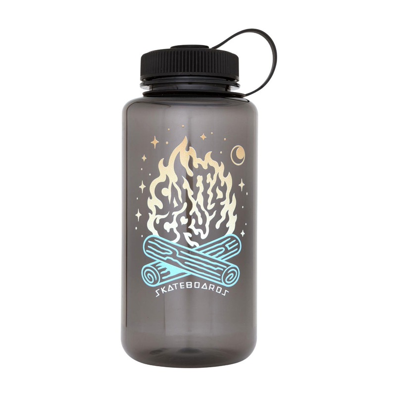 Santa Cruz Starry Campfire Water Bottle – Smoke Grey