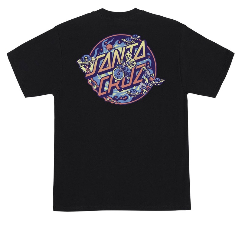 Santa Cruz Winkowski Dope Plant 2 Dot T-Shirt – Black