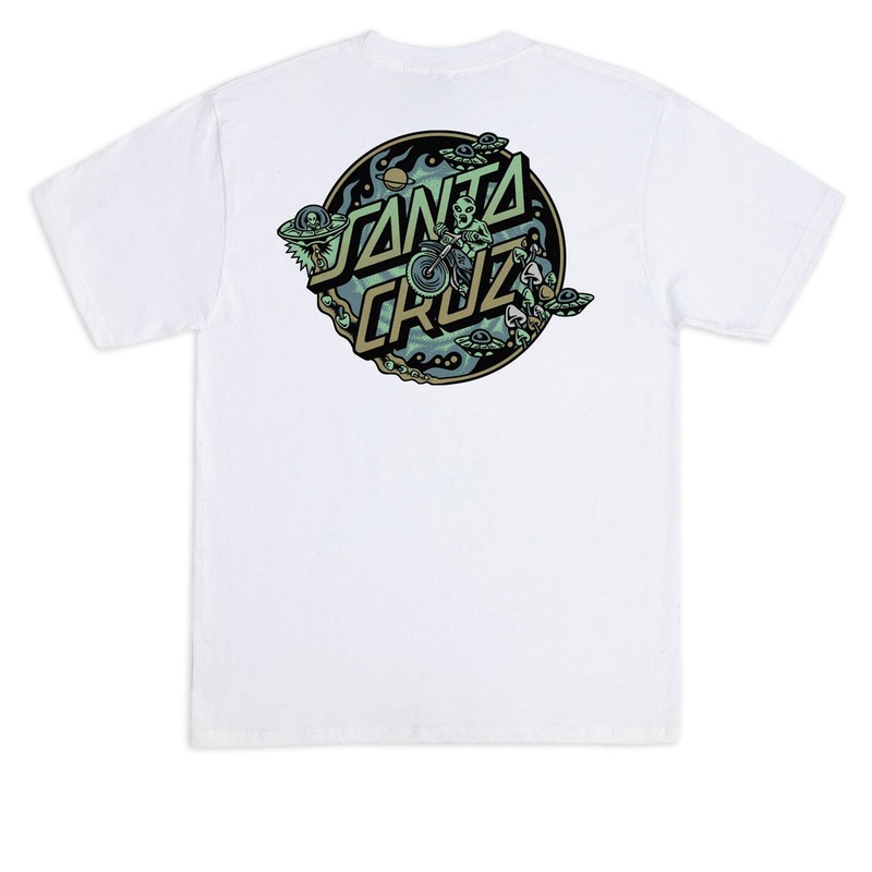 Santa Cruz Winkowski Dope Plant 2 Dot T-Shirt – White