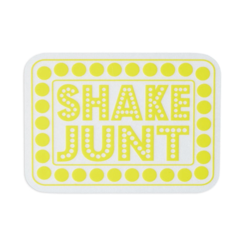 Shake Junt Box Logo Vinyl Sticker – Yellow