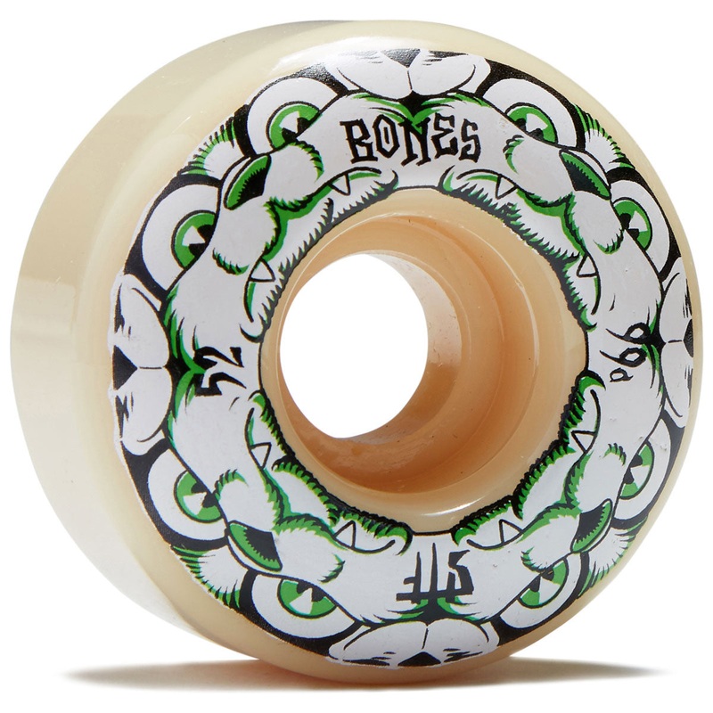 Bones 4 Dog Night 99a V4 Wide Skateboard Wheels – 52mm