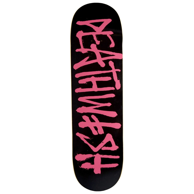 Deathwish OG Deathspray Skateboard Deck – Black/Pink – 8.75