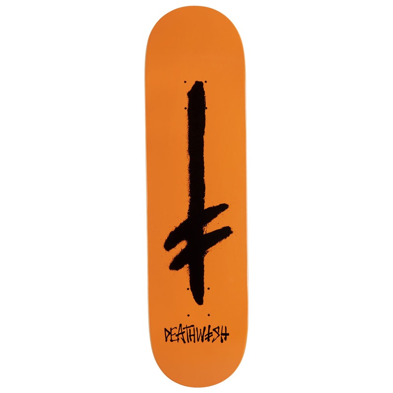 Deathwish OG Deathspray Skateboard Deck – Orange/Black – 8.125