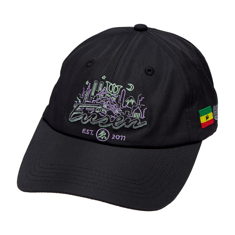 Evisen City 6 Panel Hat – Black