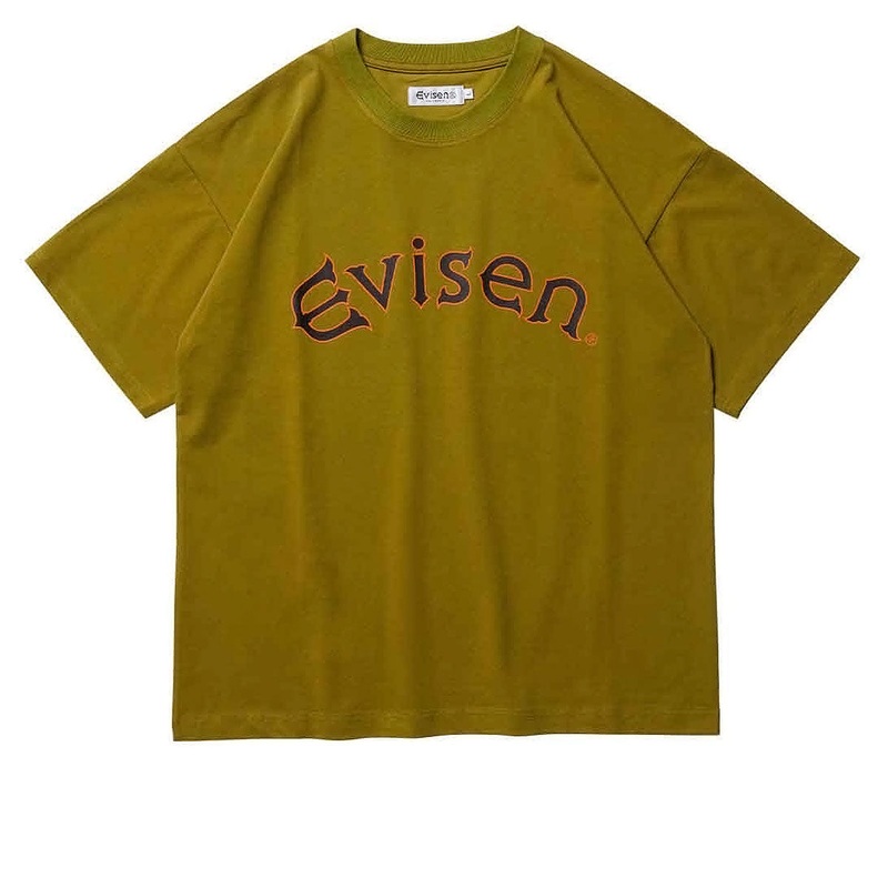Evisen Round Logo Tech T-Shirt – Khaki