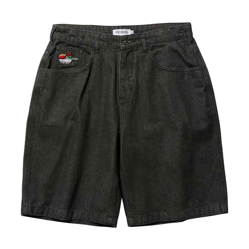Evisen Sushi Denim Shorts – Black