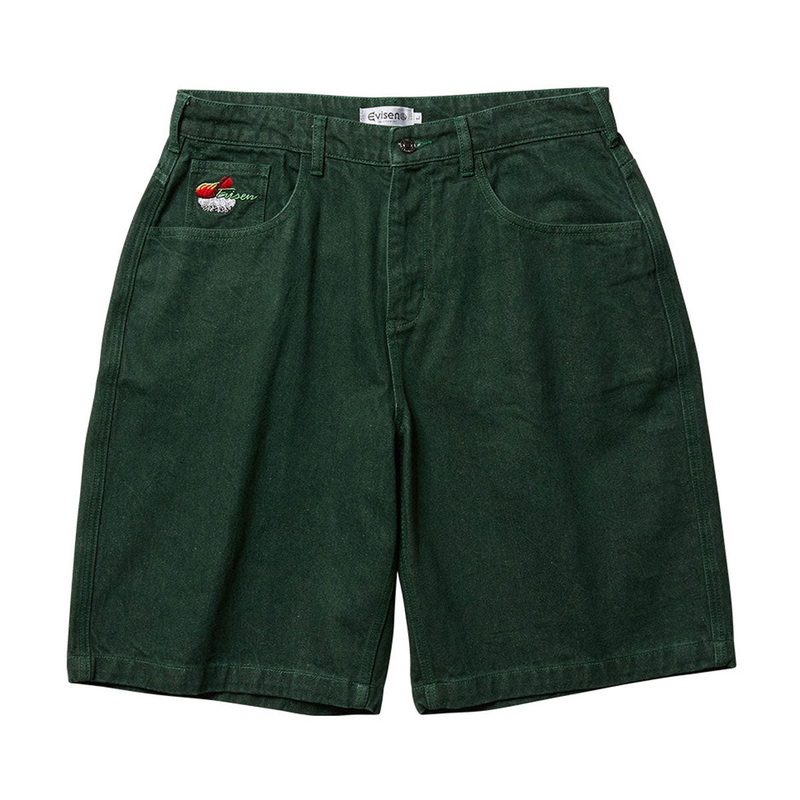 Evisen Sushi Denim Shorts – Green