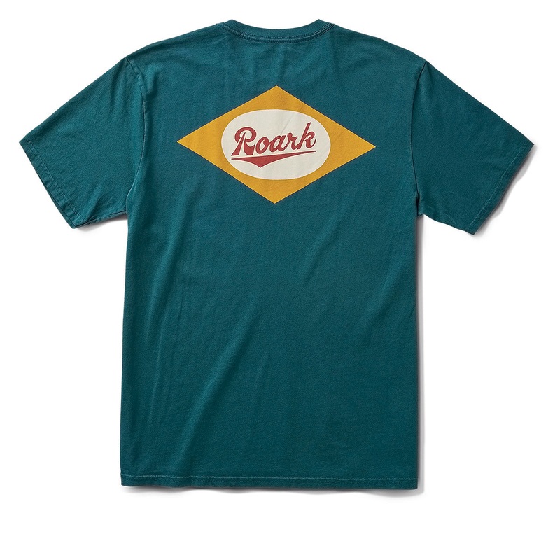 Roark Diamond Script T-Shirt – Deep Sea