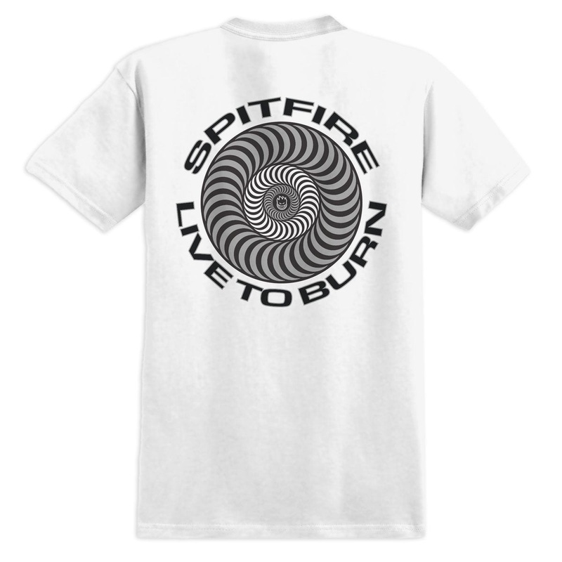 Spitfire Live To Burn Classic T-Shirt – White
