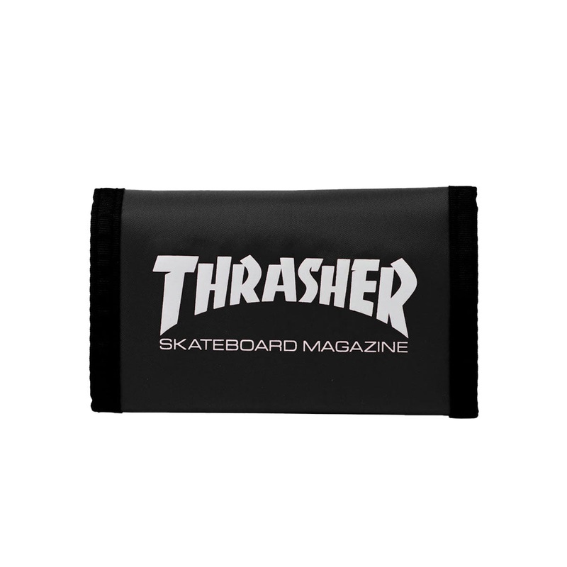 Thrasher Skate Mag Velcro Wallet – Black