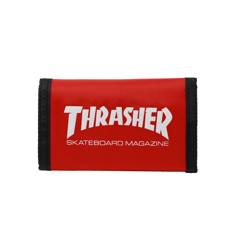Thrasher Skate Mag Velcro Wallet – Red