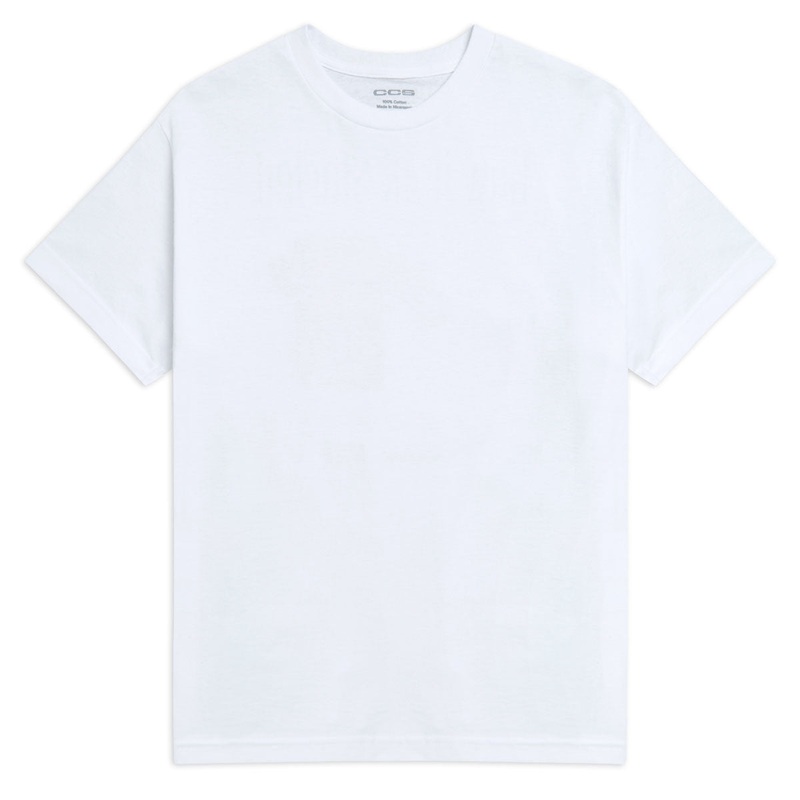 CCS Live x Heroin 420 T-Shirt – White – MD