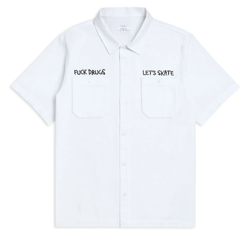 CCS Live x Heroin 420 Work Shirt – White – XL