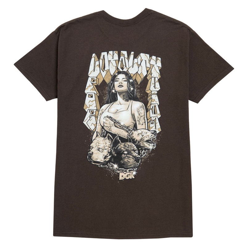 DGK Loyalty T-Shirt – Dark Chocolate