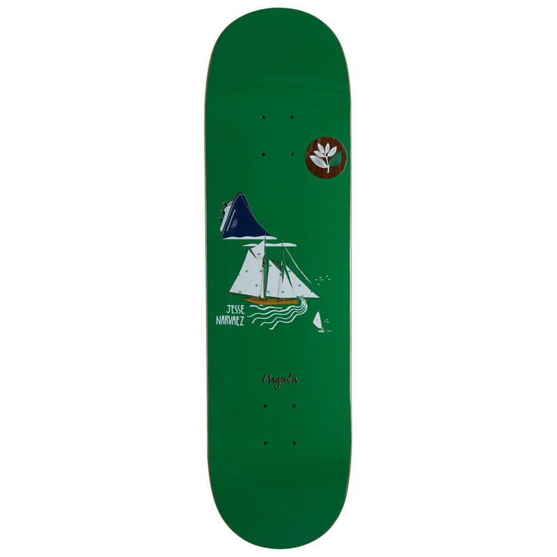 Magenta Jesse Narvaez Nautic Series Skateboard Deck – 8.40