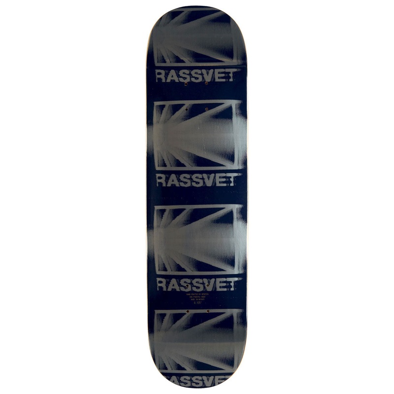 Rassvet Glitch Skateboard Deck – Navy – 8.125