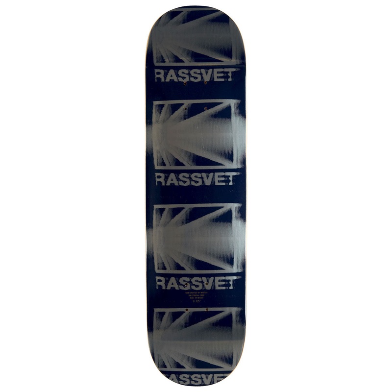 Rassvet Glitch Skateboard Deck – Navy – 8.375