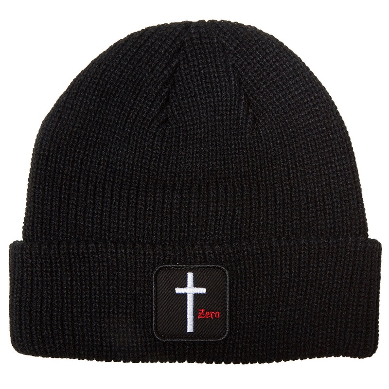 Zero JT Cross Patch Beanie – Black