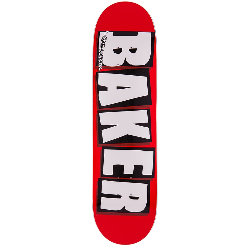 Baker Brand Logo Skateboard Deck – White – 7.56
