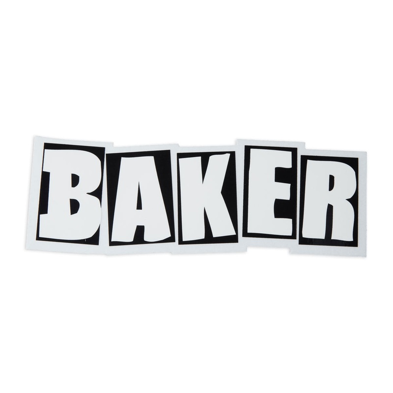Baker Brand Logo Sticker – Black/White – SM